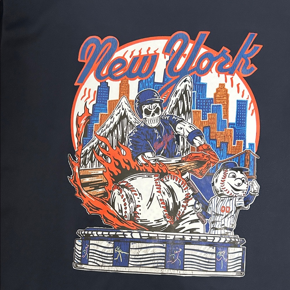 New York Mets Graphic T Shirt - Picture 2 of 5